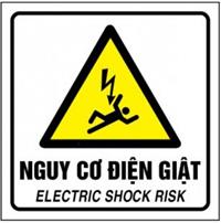 Tổng hợp các biển cảnh báo nguy hiểm điện giật
