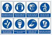 Tổng hợp các mẫu biển cảnh báo an toàn trong sản xuất