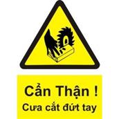Biển báo Cẩn thận đứt tay