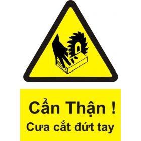 Biển báo Cẩn thận đứt tay