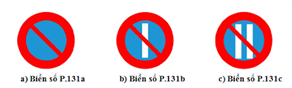 Biển báo 131: Cấm đỗ xe