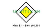 Biển chỉ dẫn các xe trên trục đường chính được ưu tiên đi trước số 401