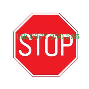 Biển báo số 122 STOP - Dừng lại