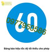 Biển số R.306: Tốc độ tối thiểu cho phép