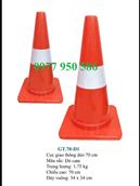 Cọc tiêu dẻo PVC 70cm
