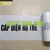 Châu Hưng Băng cảnh báo cáp điện hạ thế - PVC