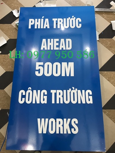 Biển cảnh báo công trìn