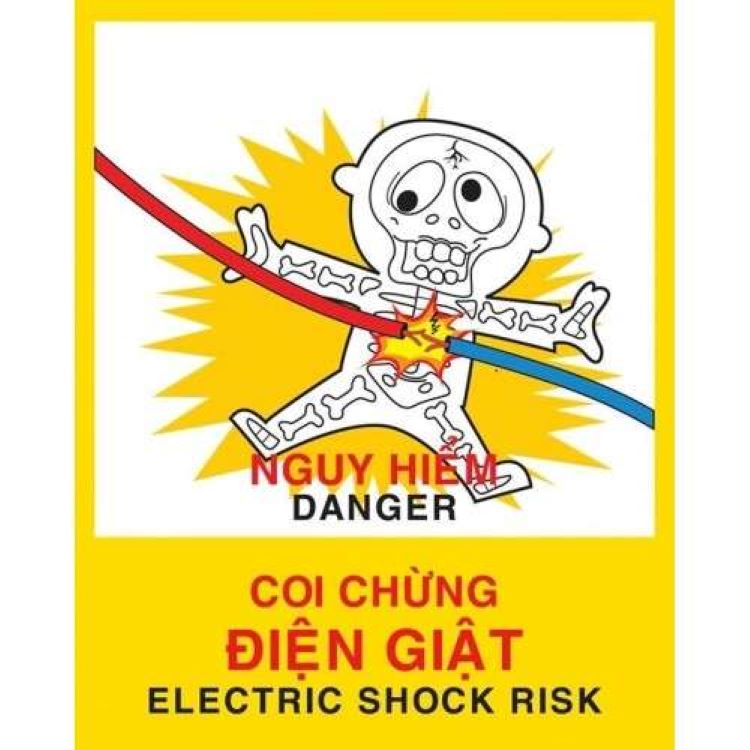 Biển báo nguy hiểm có điện