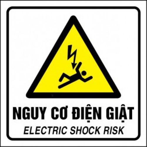 Biển báo nguy hiểm có điện